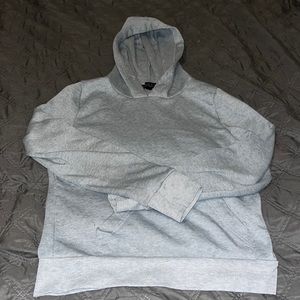 Grey jacket, size L, no string in hoodie, barely worn.